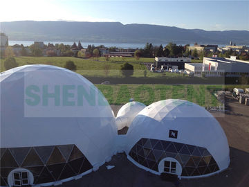 Анти- УЛЬТРАФИОЛЕТОВЫЙ выставочный зал шатра купола события в большом полностью заклеймленном диаметре в 30 метров