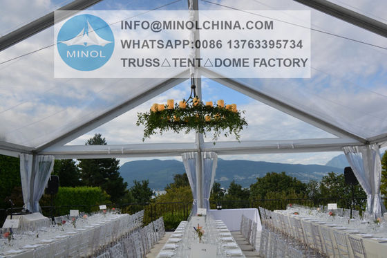 Шатра шатра свадьбы 1000 человек поверхность ржавчины алюминиевого анти-